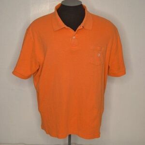 Chaps Men's XXL Orange Short Sleeve Polo Shirt